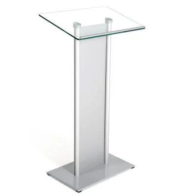 tempered-clear-glass-podium-with-aluminum-front-panel-silver-lectern-pulpit-desk (4)