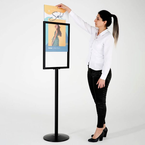 pedestal-sign-holder-stand-black-18x24-inch-double-sided-slide-in-aluminum-poster-frame-floor-standing (6)