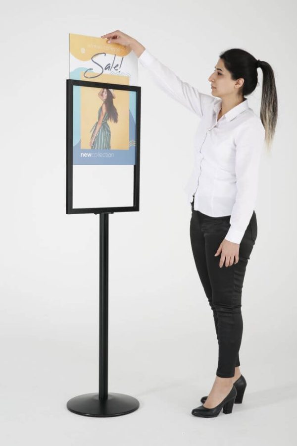 pedestal-sign-holder-stand-black-22x28-inch-double-sided-slide-in-aluminum-poster-frame-floor-standing (5)