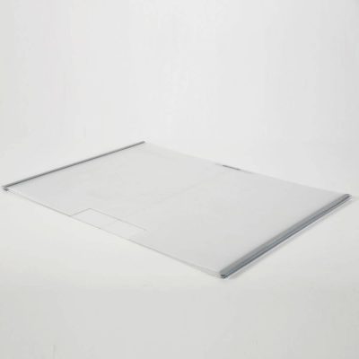 Foldable Sneeze Guard with Slot for Student Desk - Cough Barrier Folded