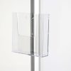 4x9 brochure holder with adapter to connect to the clear wall separator
