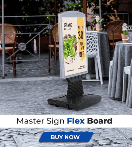 Master Sign Flex Board - Wind Resistant