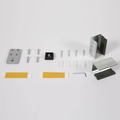 Clear Wall Separator with Wall Clips kit