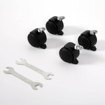 Clear Wall Wheels Packed by 4 PCs