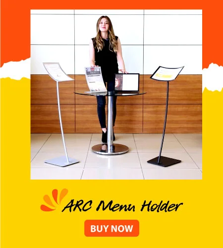 ARC Menu Holder - Buy Now!