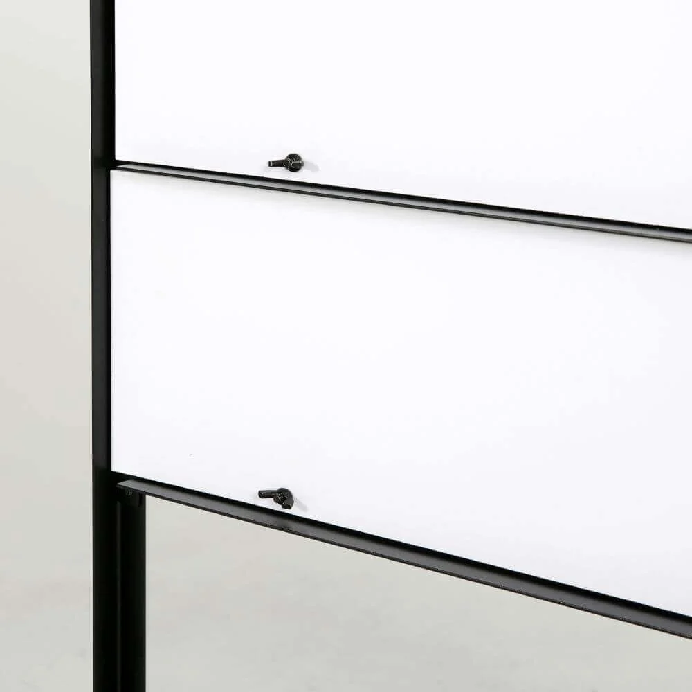 H Frame Real Estate Yard Sign Frame with Single Rider