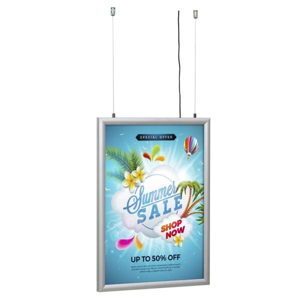 Double Sided LED Light Snap Poster Frame