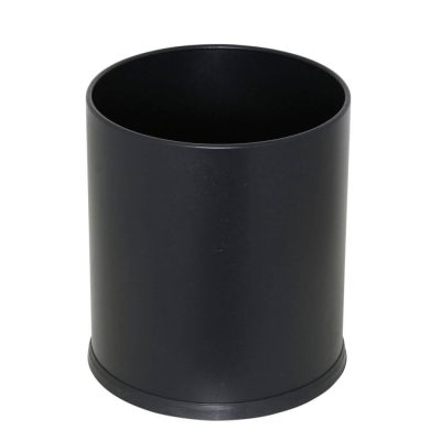 Black Open top waste basket