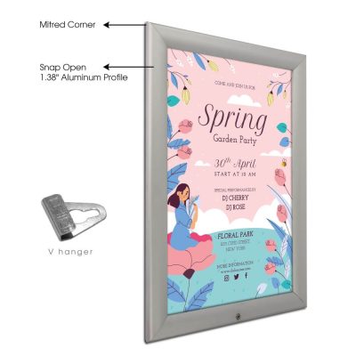 lockable-weatherproof-snap-poster-frame-1-38-aluminum-front-loading-wall-mounting-11x17-silver (2)