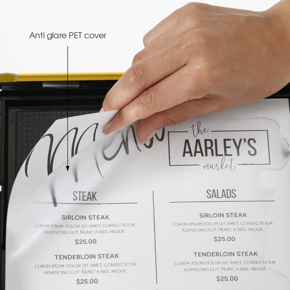 Pedestal Sign Holder Restaurant Menu Board Floor Standing 11x17 Gold (4) Pedestal Sign Holder Restaurant Menu Board Floor Standing 11x17 Gold (4)