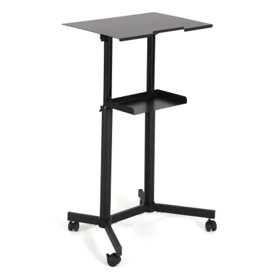 Mobile Workstation with Lockable Wheels
