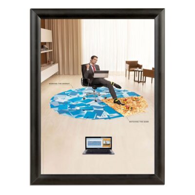 8.5x11 Snap Poster Frame 1 inch Black Profile Mitered Corner 10 Pack