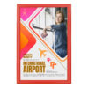 Snap Poster Frame 1" Aluminum Front Loading Wall Mounting 11"x17" Red