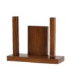 Duo Straight Desktop Menu Holder (2 Pack) (Dark Wood, 8.5x11)