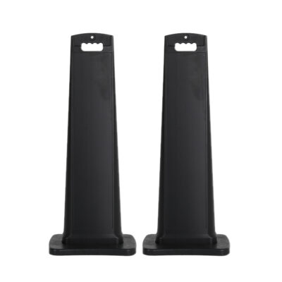 City Sign 8x36 Vertical Traffic Sign Kit - Weather-Resistant & Portable Base - (2 Pack)