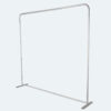 8'W x 8'H Straight Tension Fabric Backwall Frame with Soft Bag (Hardware Only)