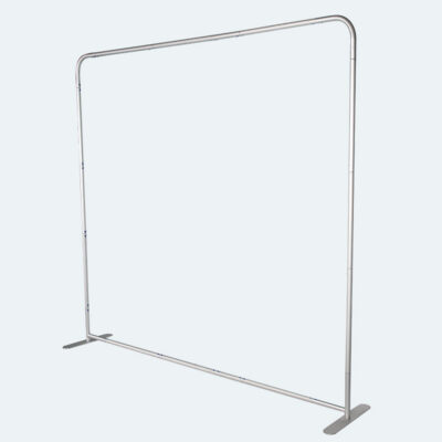 8'W x 8'H Straight Tension Fabric Backwall Frame with Soft Bag (Hardware Only)